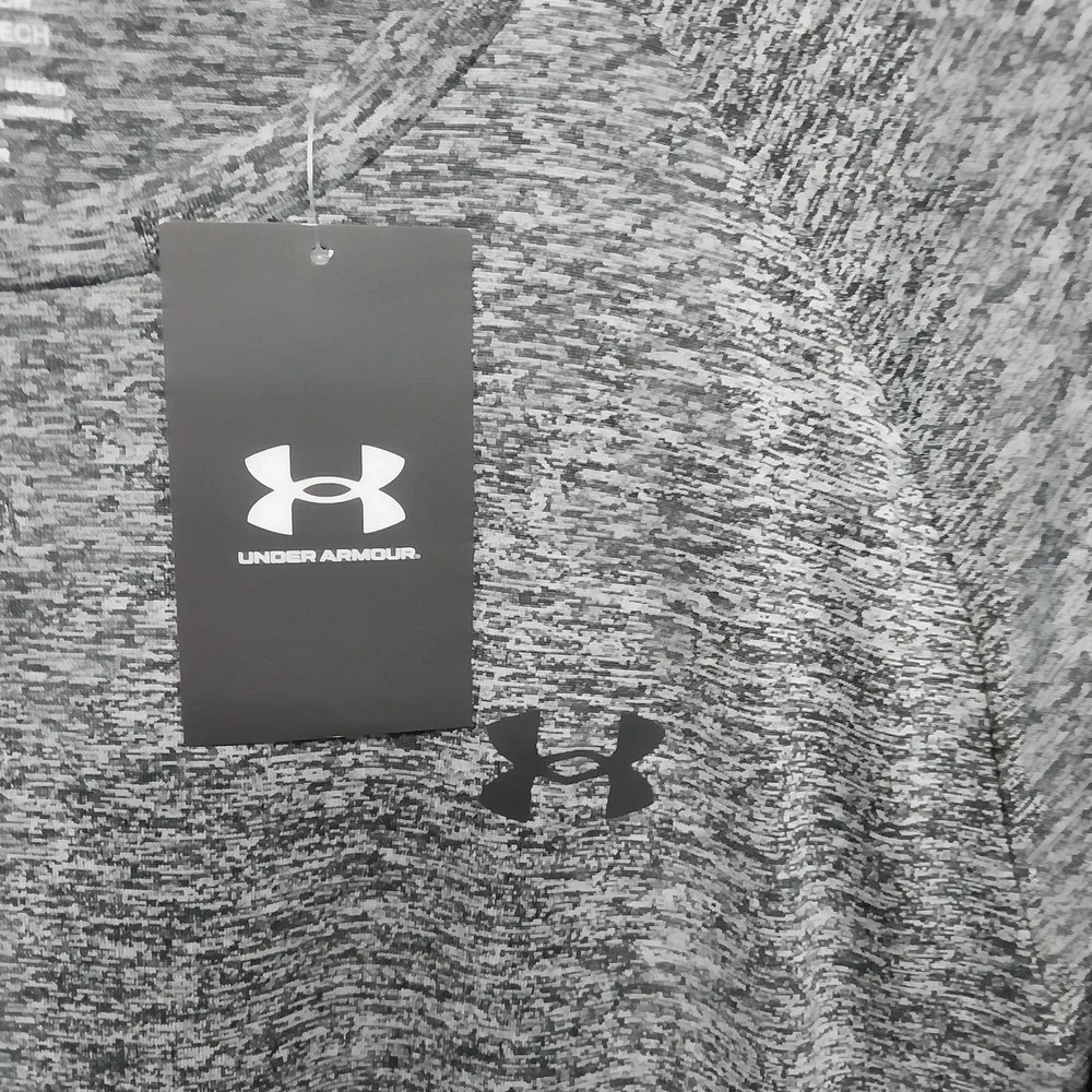 Under Armour Mens T-Shirt UA Tech HeatGear Loose Fit XL Gray 1326413-002